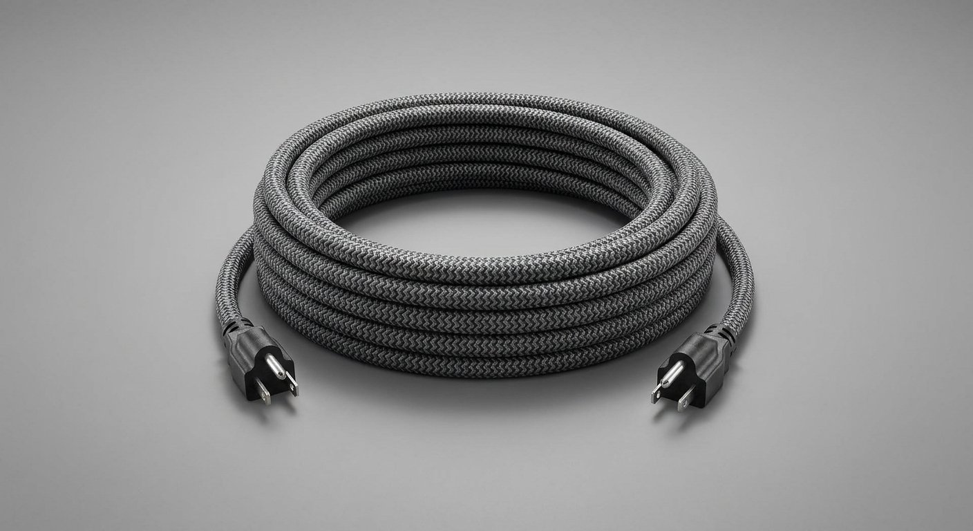 Braided Extension Cord 25ft — Standard — Area 15 Supply Co. product photograph