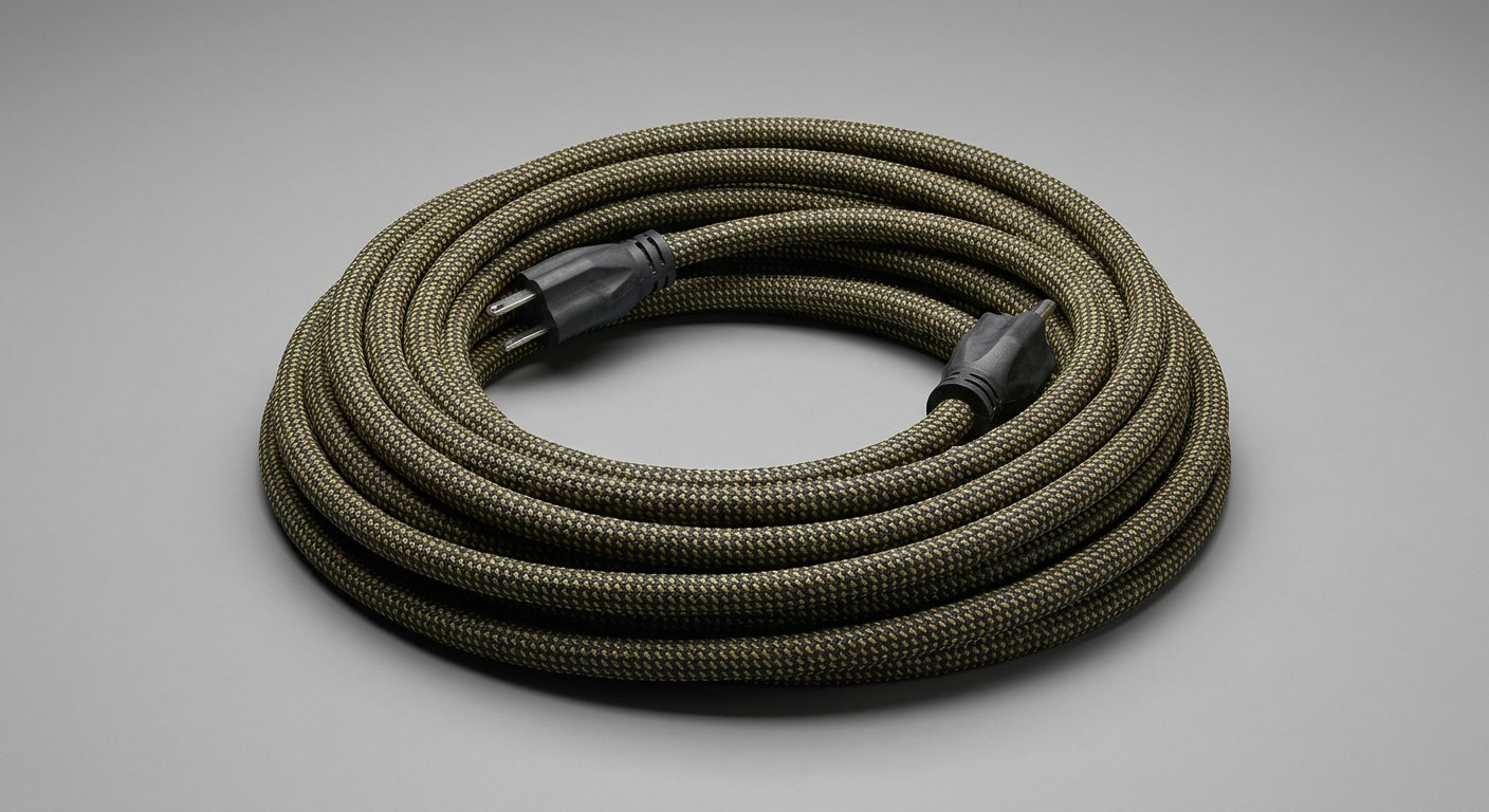 Braided Extension Cord 25ft — Contractor — Area 15 Supply Co. product photograph
